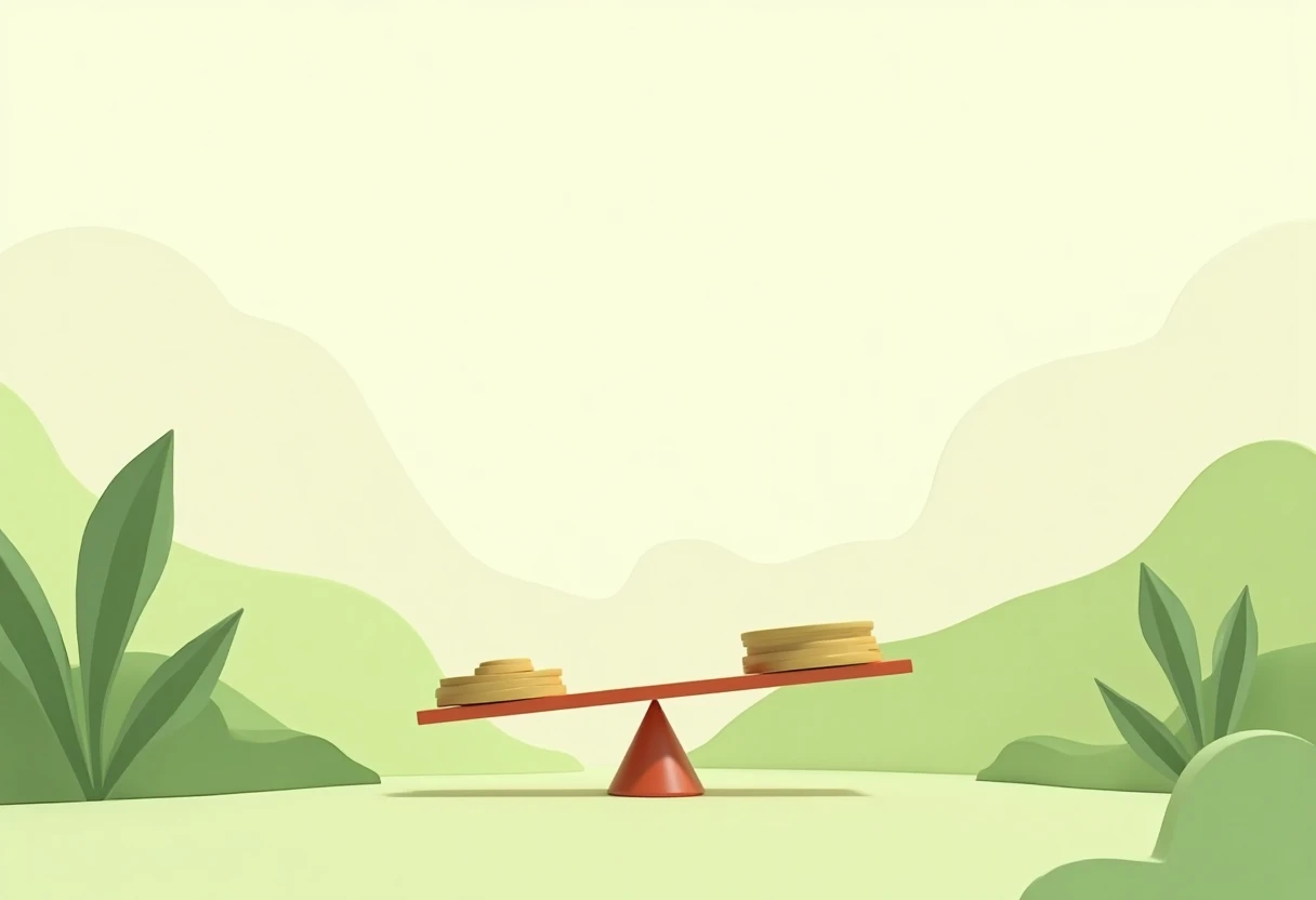 Balance scales representing fair loan comparisons